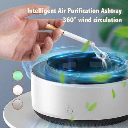 Smart Ashtray Air Purifier,Remove Secondhand Smoke and Tobacco
