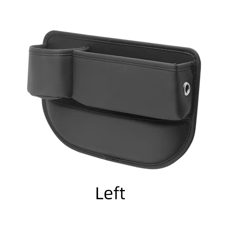 Universal Car Seat Gap Organizer Storage Box Multifunction Leather