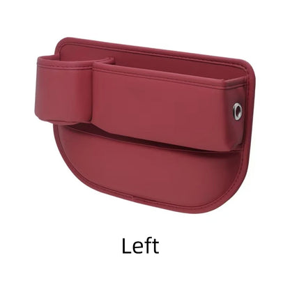 Universal Car Seat Gap Organizer Storage Box Multifunction Leather