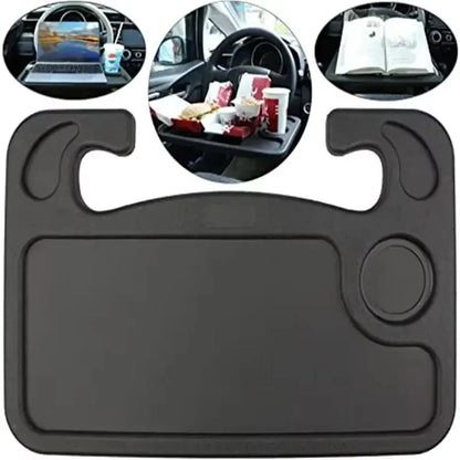 Car Tray Table  Computer Desk Mount Stand Eat Work Car Steering
