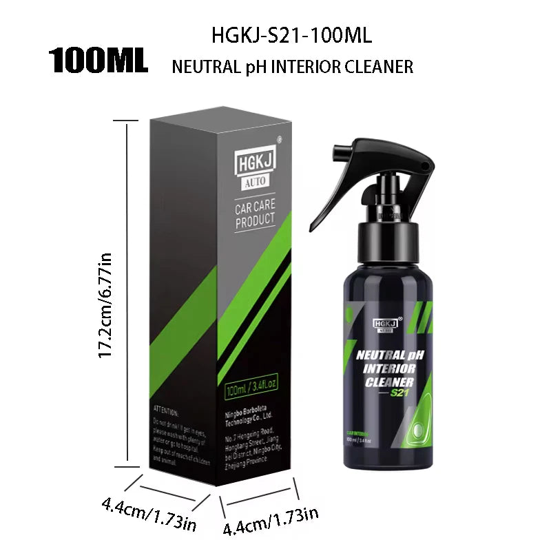 Car Interior Cleaner Agent Ceiling Cleaner Leather Flannel Woven