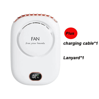 New Mini Portable Fan Portable Rechargeable Bladeless Turbo