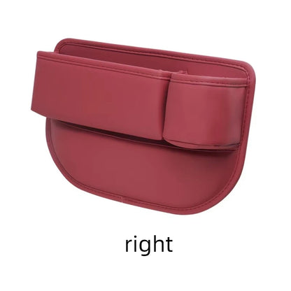 Universal Car Seat Gap Organizer Storage Box Multifunction Leather