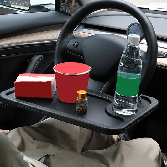 Car Tray Table  Computer Desk Mount Stand Eat Work Car Steering