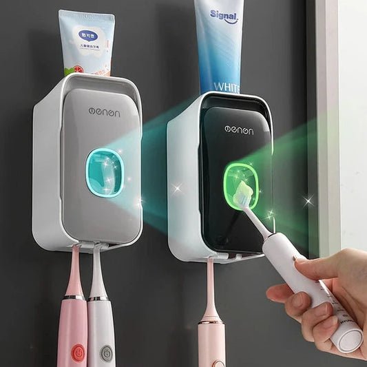 Automatic Toothpaste Dispenser Wall-Mounted Bathroom Toothpaste