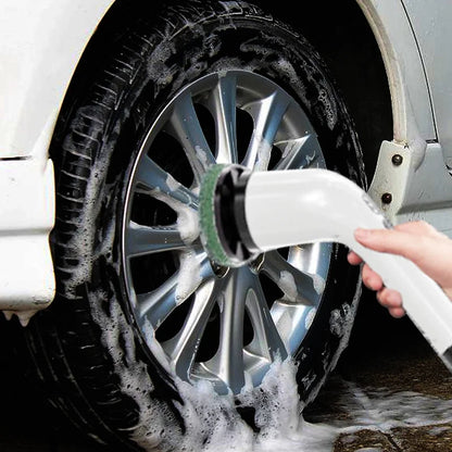 Electric Cleaning Brush with 7PCS Heads Bathroom Kitchen