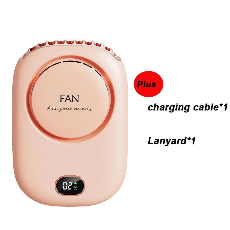 New Mini Portable Fan Portable Rechargeable Bladeless Turbo