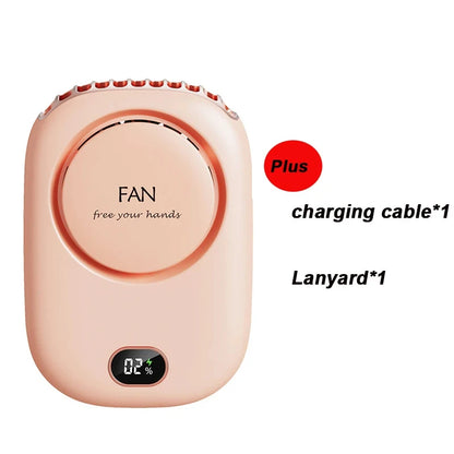 New Mini Portable Fan Portable Rechargeable Bladeless Turbo